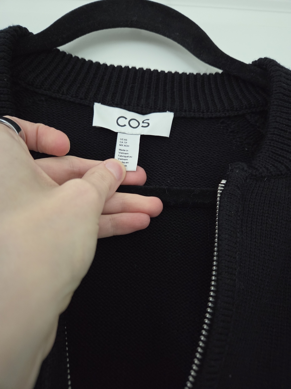 COS Pointelle-Knit Wool Jacket - Picture 4 of 5